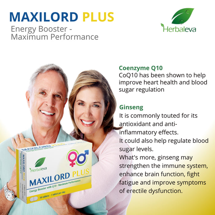 Maxilord Plus - Energy Booster 90 Capsules