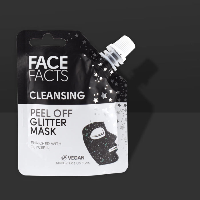 Face Facts Black Cleansing Peel-Off Glitter Mask - 60ml