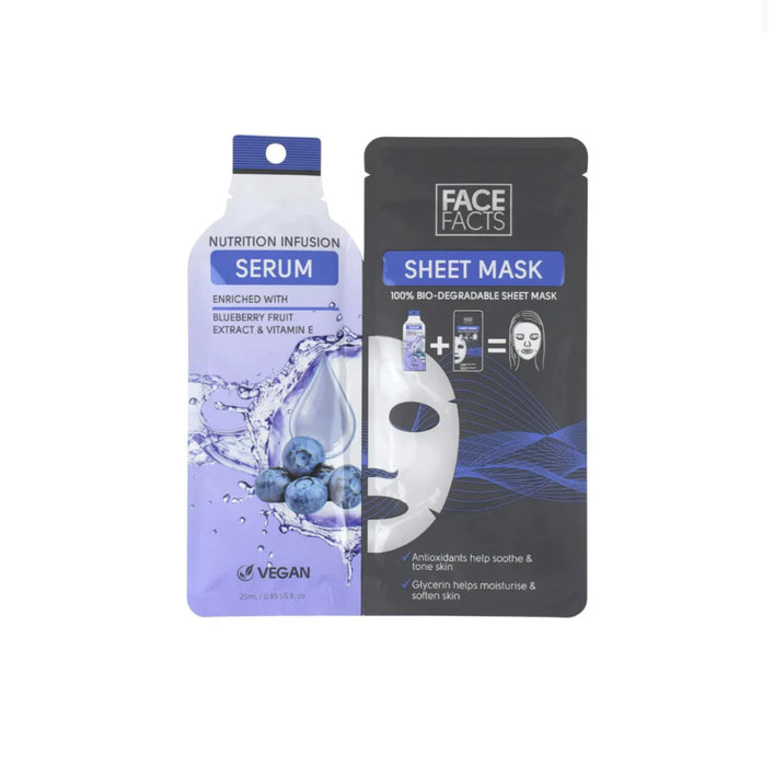 Face Facts Nutrition Infusion Serum Sheet Mask - 25ml