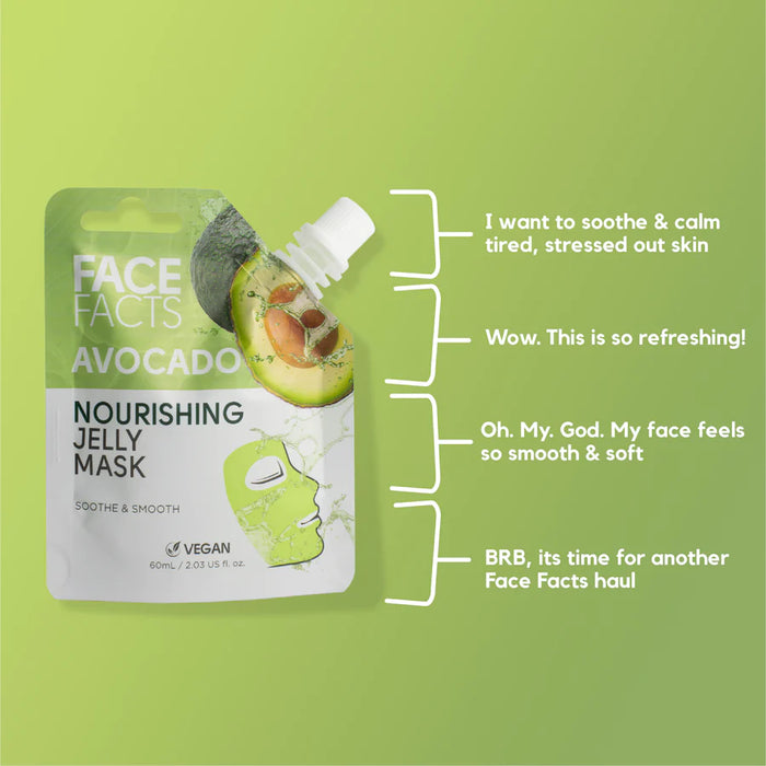 Face Facts Nourishing Avocado Jelly Mask - 60ml