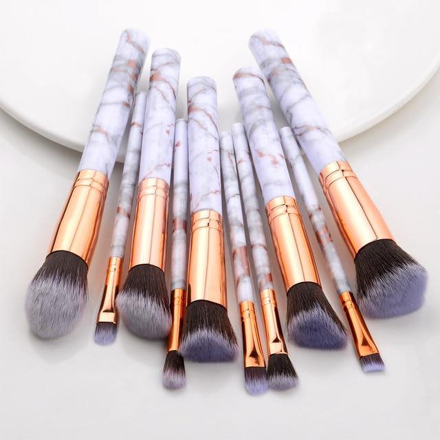 FLD5/15Pcs Makeup Brushes Set Cosmetic Powder Eye Shadow Foundation Blush Blending Beauty Make Up Kabuki Brush Tools Maquiagem - Allofbeauty